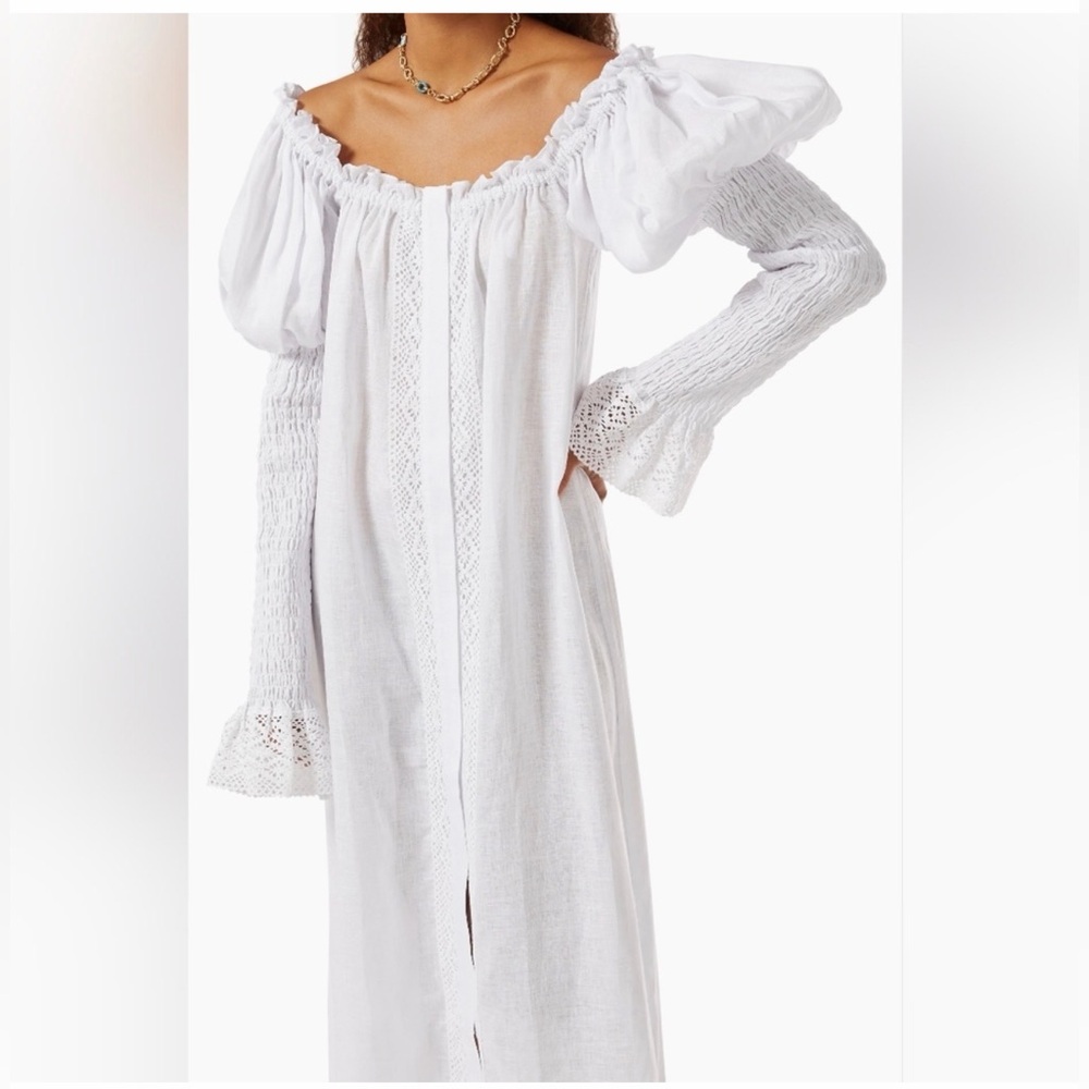 This Sleeper Opera dress in 100% linen